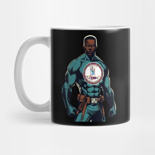 Richmond Virginia 1990s Black Comic Book Superhero RVA Mug